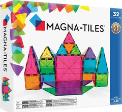 MAGNA-TILES 32-Piece Magnetic Building Set for Kids