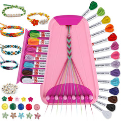 Kids Friendship Bracelet & Jewelry Craft Kit Ages 6–12