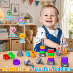 Montessori Counting & Stacking Sensory Toy Ages 1–5