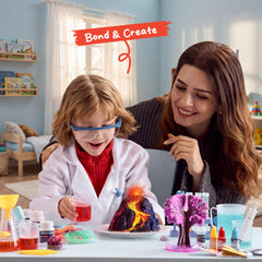 Kids STEM Science Experiment Kit with Volcano & Crystals