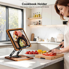 Adjustable 360° Rotating Book Stand for Reading