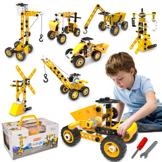 10-in-1 STEM Engineering Building Kit with 108 Pieces