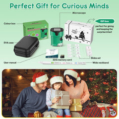 Kids 1000X Digital Microscope with 4K Screen Ages 4–12
