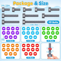 Montessori Counting & Stacking Sensory Toy Ages 1–5