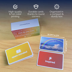 Emotions & Feelings Picture Cards for Kids, 68-Card Set