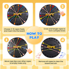 Rope Untangling Logic Puzzle & Brain Teaser for Kids