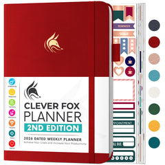Clever Fox Dated Planner 2nd Edition for Goal Setting