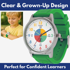 Kids Telling Time Teaching Clock & Watch Learning Set