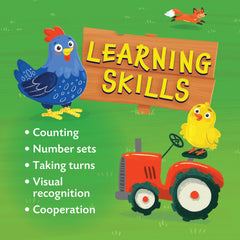 Cooperative Counting Board Game for Kids Ages 3+