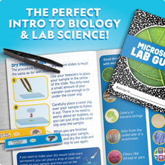 Kids Microscope STEM Science Kit with Slides Ages 6–12