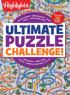 Kids Brain Games & Logic Puzzle Activity Book Ages 6–12