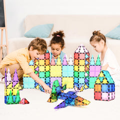 PicassoTiles 100-Piece Magnetic Building Tile Set Ages 3+