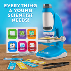 Kids Microscope STEM Science Kit with Slides Ages 6–12