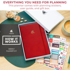 Clever Fox Dated Planner 2nd Edition for Goal Setting