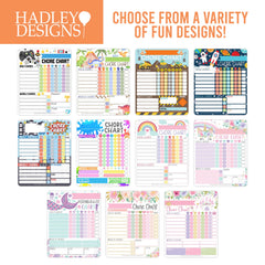 Magnetic Dry Erase Chore & Reward Chart for Kids